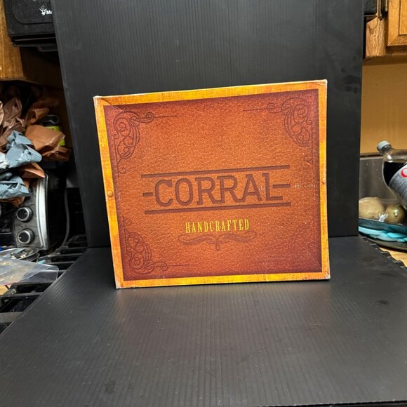 Corral E1435 LD Black Studs & Fringe Ankle Boots Bootie - NEW - Picture 3 of 9